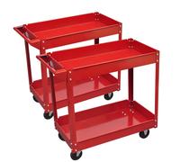 Chariot Servante d'Atelier Outil Trolley de Garage Caisse à Roulettes vidaXL