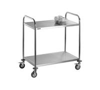 Chariot service - Inox - 2 niveaux - 50kg - 860x540x940mm - FELIX -