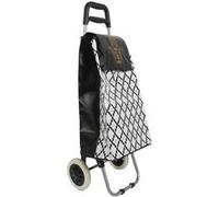 Chariot Shopping en PVC Noir Impression "Main de Fatima" - FATMA -