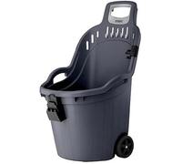 Stefanplast Brouette multifonction Helpy Cart 50 L 25 kg Gris 2 roues pivotantes