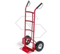 Chariot Toit 110x42x42cm Capacité 150kg Roues Pneumatique Poignées Caoutchouc