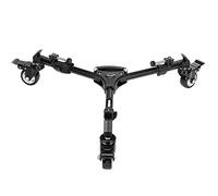 Chariot trépied, Cayer TD03 Chariot trépied Robuste avec Grandes Roues en Caoutchouc de 7,6 cm et étui de Transport pour la Plupart des trépieds, Supports d'éclairage, Charge jusqu'à 30 kg,