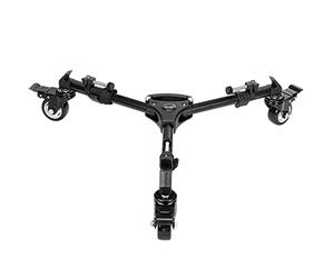 Chariot trépied, Cayer TD03 Chariot trépied Robuste avec Grandes Roues en Caoutchouc de 7,6 cm et étui de Transport pour la Plupart des trépieds, Supports d'éclairage, Charge jusqu'à 30 kg,