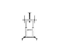 Techly TV LED/LCD Tablette pour LCD LED TV 60-100 " Avec Porte-écouteurs Argent