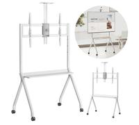 Chariot TV - Maclean - MC-114 - 55-100 pouces - Charge max. 120kg - VESA 900x600 - Blanc