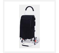 Chariot Utilitaire Pliable en Alliage d'aluminium avec Roues pour Monter Les escaliers, Chariot à Bagages Mobile et remorque