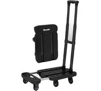 Chariot utilitaire pliable léger, chariot à plat en plastique pour la maison, le bureau, l'entrepôt, facile à transporter, design durable