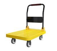 Chariot utilitaire pliable portable avec roues - Diable léger et robuste pour la maison, le bureau, les déménagements et les livraisons quotidiennes - Facile à utiliser, design compact