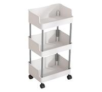 Chariot utilitaire roulant - Chariot utilitaire, support de rangement durable | Roues mobiles à plusieurs niveaux, chariot de rangement à roulettes flexible, robuste et résistant à l'usure pour