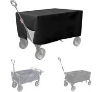 Chariots 600D en PVC pour chariot double face avec revêtement de camping - Étanche aux UV et à la poussière - Pliable - Oxford - Pliable - 97 x 56 x 51 cm