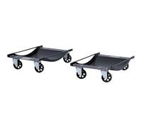 Chariots de Déplacement pour Véhicules Légers - 1 Paire, 450 kg - Acier Robuste, Mobilité Facile - D-Work