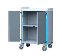 Chariots de distribution du linge Neop Clean avec porte - 2 ou 3 niveaux - 2 niveaux