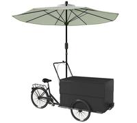 Chariots De Présentation D'étals De Marché, Kiosques De Vente Au Détail, Avec Roues Et Auvent, Adaptés À Une Utilisation Dans La Rue, Aux Foires Artisanales(Black)