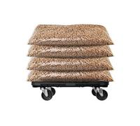 Chariots de transport 5 pcs noir polypropylène 300 kg