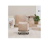 vidaXL Chariots de Transport Rond 2 pcs, Chariots de Déménagement pour Meuble, Chariots à Plateforme avec Roues, Ø38x11,5 cm 250 kg