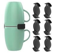 Chariots élévateurs de tasse, organisateur de tasse de café, organisateur de tasse réglable, tasse sans effort rangement de meubles de cuisine en 6 parties, économise de l'espace et reste organisé