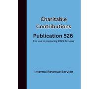 Charitable Contributions Publication 526 For use in preparing 2025 Returns