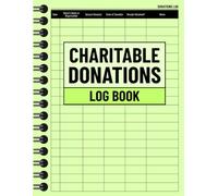Charitable Donations Log Book