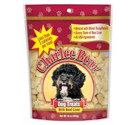 Charlee Bear Original Crunch Beef Liver Dog Treats, 16 oz - Made in The USA, Natural Training Treats for Dogs