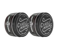 Charlemagne Cire Mat Pommade Homme - 2x 100 ml, Tenue Forte