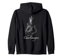 Charlemagne Empereur médiéval Roi des Francs Sweat à Capuche