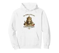 Charlemagne Père de l'europe Roi médiéval Sweat à Capuche