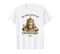 Charlemagne Père de l'europe Roi médiéval T-Shirt