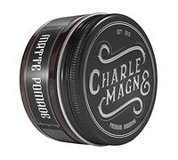 Charlemagne Pommade capillaire mate pour hommes - 100 ml, parfum cuir - Crème coiffante à base d'eau pour hommes - Fabriquée en Allemagne (100 ml (Pack of 1), Strong Hold)