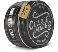 Charlemagne Pommade Concrete Clay pour Hommes - 100 ml, Tenue Forte