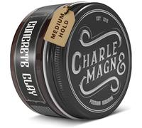 Charlemagne Pommade Concrete Clay pour Hommes - 100 ml, Tenue Moyenne