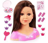 Charlène Super Modèle Tête À Coiffer Et Maquiller Cheveux Brun