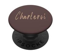 Charleroi Belgique Design Vintage élégant PopSockets PopGrip Adhésif
