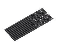 ChaRLes 10Pcs 1/1.5/2.0/2.5/3.5/4.0/4.5mm Foret Hélicoïdal Set Hss Straight Shank Twist Drill Bits - 3.5Mm
