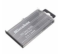 ChaRLes 20Pcs 0.3-1.6mm Hss Micro Foret Hélicoïdal Twist Drill Bits