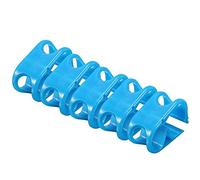 ChaRLes 5Pcs Plastique Pinch Clamp Clamp Siphon Hose Flow Control Valve Tube Clamp Medium White/Black 7.5 Mm - Bleu