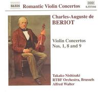 Takako Nishizaki – Charles-Auguste de Bériot : Concertos pour violon n° 1, 8 et 9 – CD – NAXOS