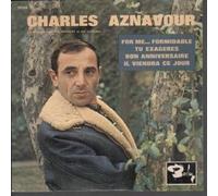 CHARLES AZNAVOUR - FOR ME FORMIDABLE 7" (VINYL 45) FRENCH BARCLAY