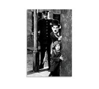 Charles Chaplin The Kid Poster mural esthétique pour salon, chambre à coucher, peinture décorative - 30 x 45 cm, sans cadre, style 7