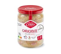 CHARLES CHRIST - Plats Cuisinés choucroute lardons Riesling - Prêt en 4 min au Micro-Ondes ou Casserole 8 min · À Partager en Famille 3-4 Personnes - le bocal de 790g - Le Lot De 4