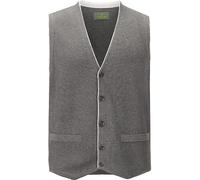 Charles Colby Homme Gilet De Costume En Maille Kevan Gris Foncé, Xl - 56/58