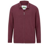 Charles Colby Homme Gilet en Maille Earl Thomas Rouge, 4XL (XXXXL) - 68/70