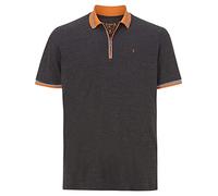 Charles Colby Homme Polo Earl Pat Gris Foncé, 2XL (XXL) - 60/62