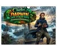 Charles Darwin - Die Entdeckung der Evolutionstheorie (Wandkalender 2027 DIN A4 quer), CALVENDO Monatskalender: Darwins Lebensweg, von der Naturbeobachtung zur Evolutionstheorie.
