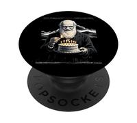 Charles Darwin Evolution Theory Gâteau d'anniversaire PopSockets PopGrip Adhésif
