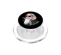 Charles Darwin Evolution Theory Granny Fil à Crochet carré PopSockets PopGrip pour MagSafe