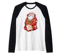 Charles Darwin Evolution Theory Papier Cadeau Père Noël Manche Raglan
