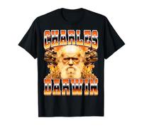 Charles Darwin Evolution Theory Style années 90 T-Shirt