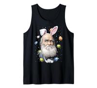 Charles Darwin Evolution Theory Œuf de Lapin de Pâques Oreilles de Lapin Débardeur
