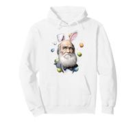 Charles Darwin Evolution Theory Œuf de Lapin de Pâques Oreilles de Lapin Sweat à Capuche