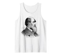 Charles Darwin Portrait Athée Evolution Darwin Débardeur
